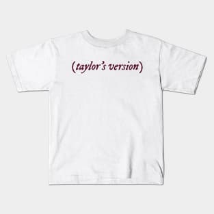 Taylors version Kids T-Shirt